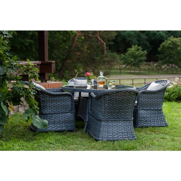 Ratanová záhradná zostava Moderno