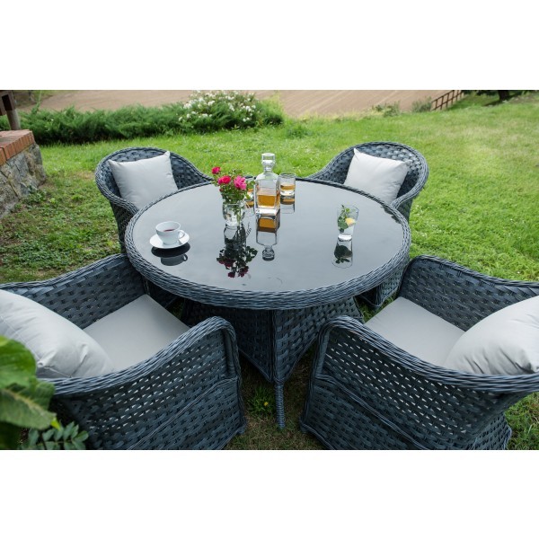 Ratanová záhradná zostava Moderno