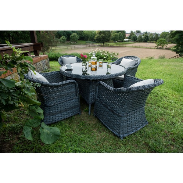 Ratanová záhradná zostava Moderno