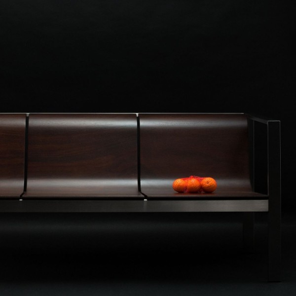 trojmiestna lavica Flexed Triple