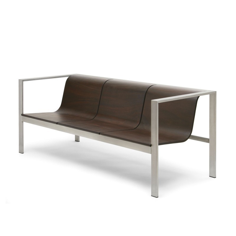 trojmiestna lavica Flexed Triple