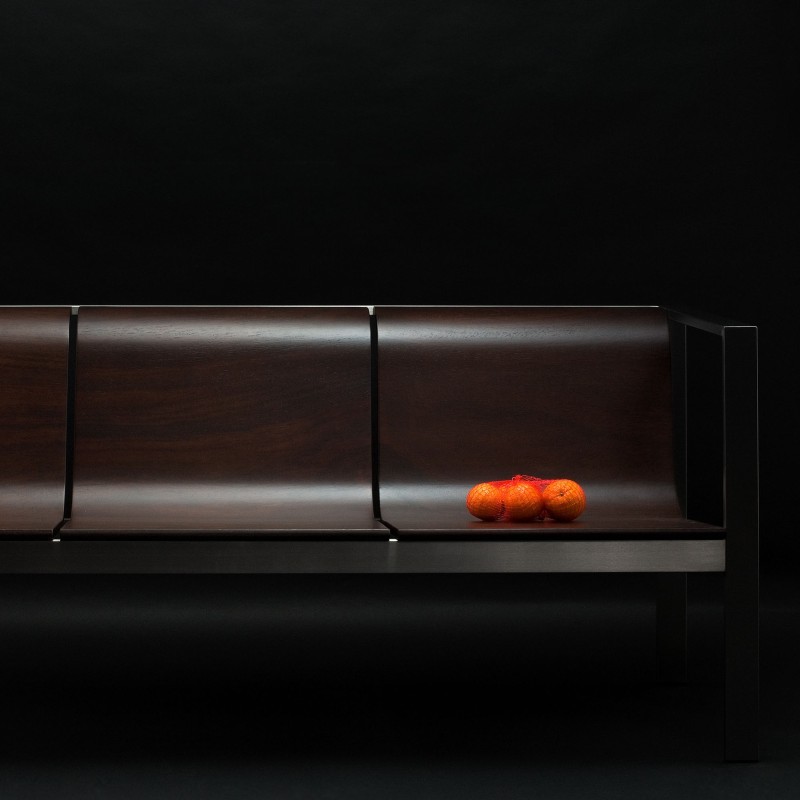 trojmiestna lavica Flexed Triple