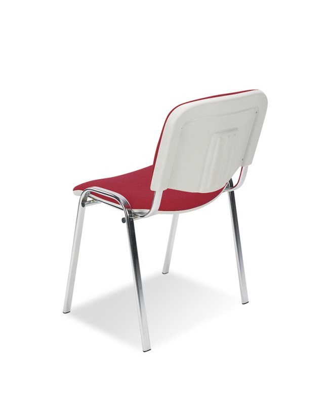 rokovacia stolička Iso Bianco Chrome
