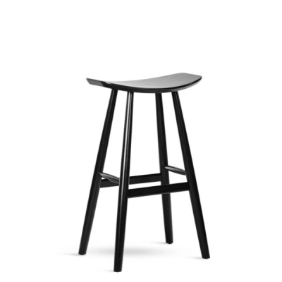 kostra buk, čierny lak